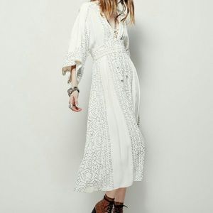 Free People Modern Kimono Maxi Dress